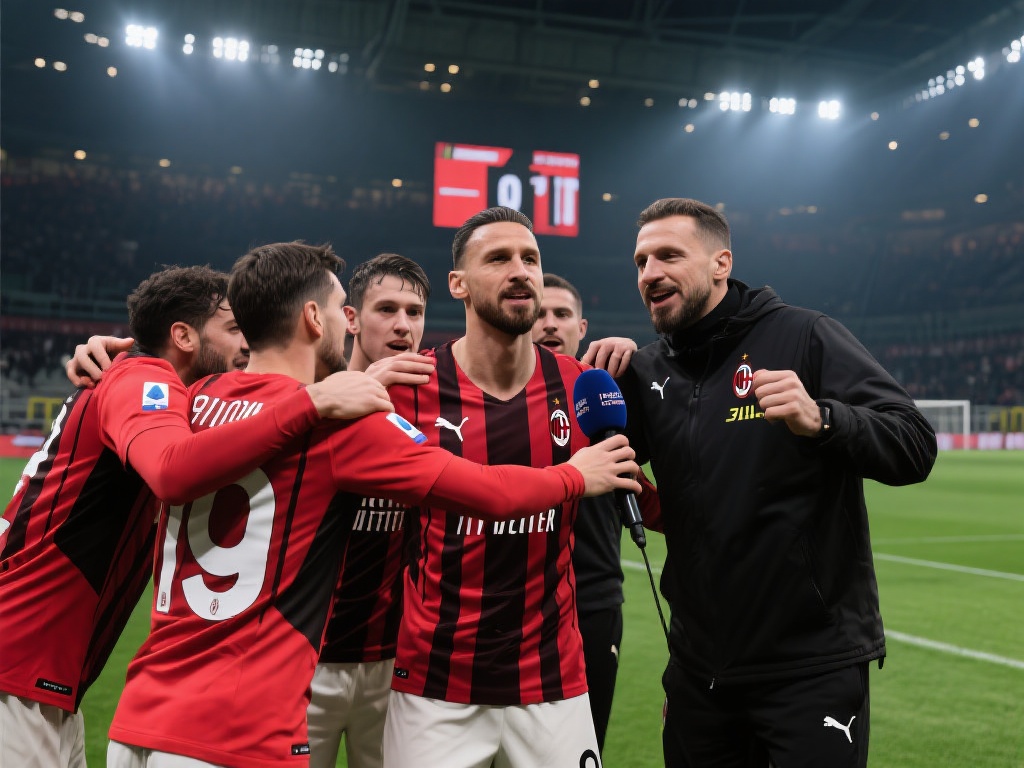 以本赛季的一场关键战役为例，米兰队在比分落后的情况