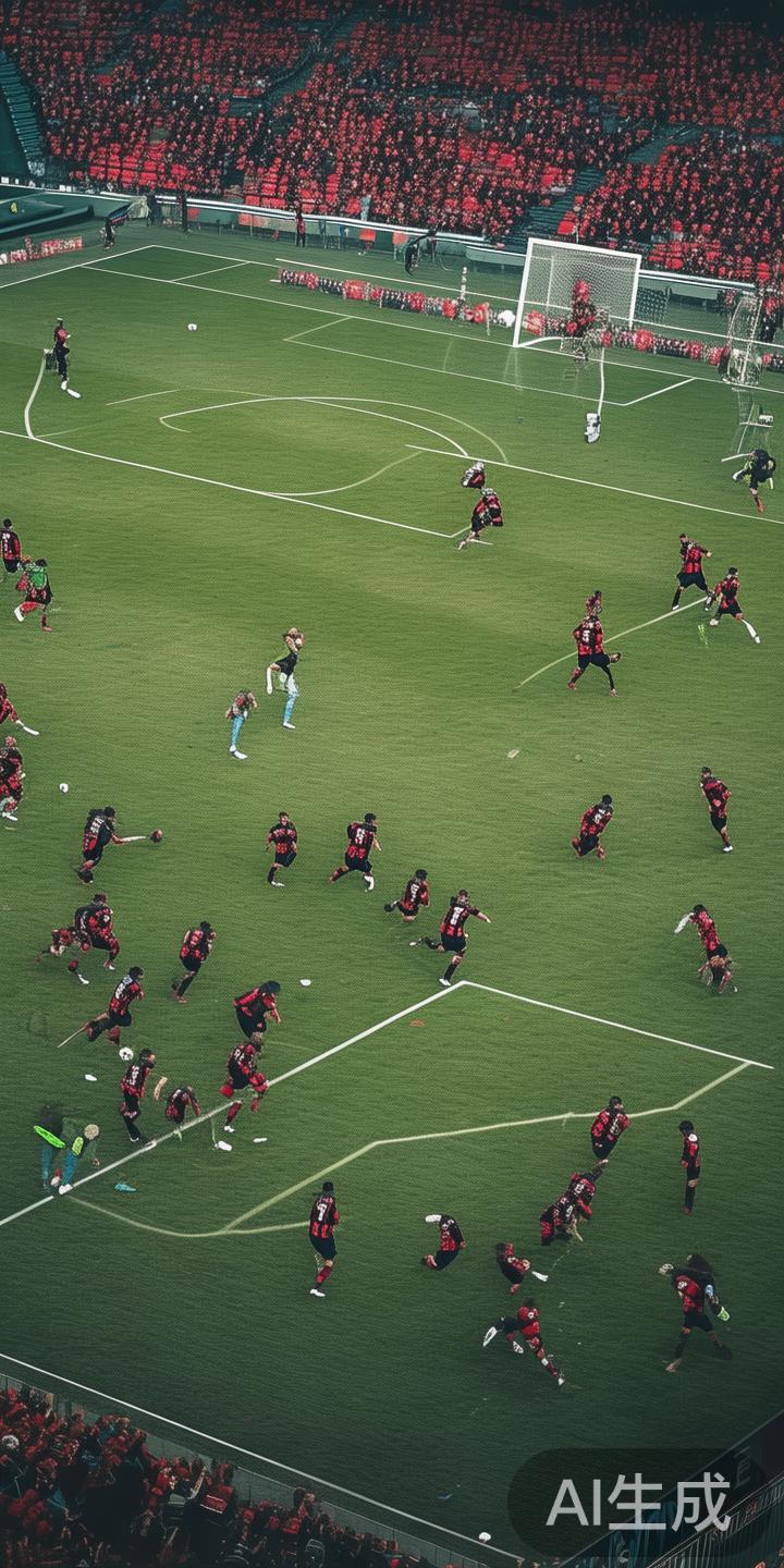 在现代足球运动中，技术与战术的结合正在不断推动比赛